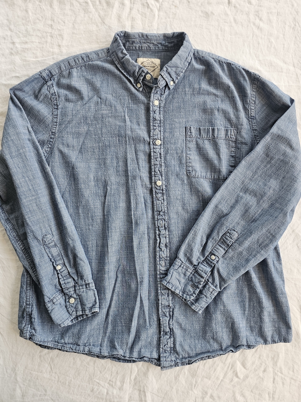 St. John's Bay Light Blue  Button-Down Shirt Size XXL